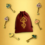 STATUS: Deluxe Metal Keys & Velvet Bag